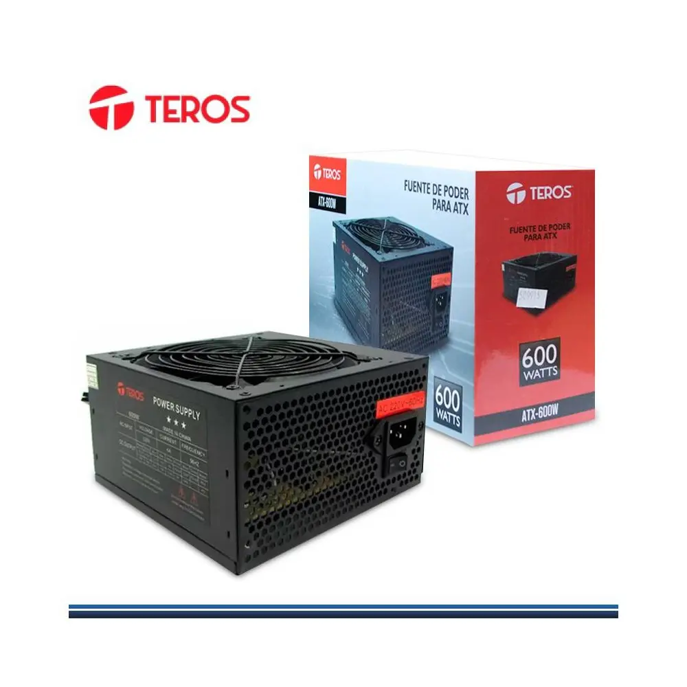 FUENTE DE PODER TEROS ATX-600W